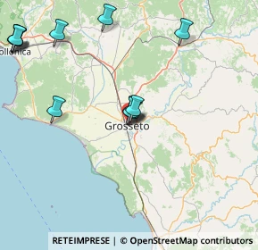 Mappa Via Tagliamento, 58100 Grosseto GR, Italia (19.44333)