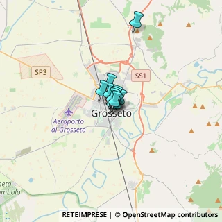 Mappa Via Vinzaglio, 58100 Grosseto GR, Italia (1.03818)