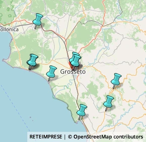 Mappa Via Montanara, 58100 Grosseto GR, Italia (14.64364)
