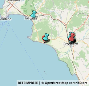 Mappa Via della Torre, 58043 Castiglione della Pescaia GR, Italia (15.9015)