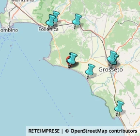 Mappa Via della Torre, 58043 Castiglione della Pescaia GR, Italia (14.7475)