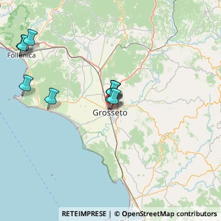 Mappa Via Tevere, 58100 Grosseto GR, Italia (14.73727)