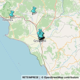 Mappa Via Tevere, 58100 Grosseto GR, Italia (5.83455)
