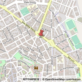 Mappa Via Tevere, 37, 58100 Grosseto, Grosseto (Toscana)