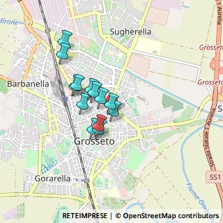 Mappa Via Tevere, 58100 Grosseto GR, Italia (0.67923)