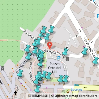 Mappa Via Montebello, 58043 Castiglione della Pescaia GR, Italia (0.05385)