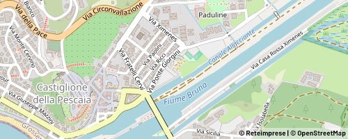 Mappa Castiglione della Pescaia
