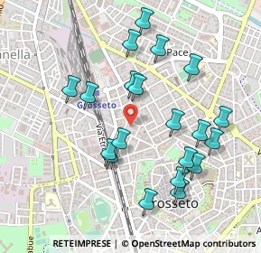 Mappa Via Udine, 58100 Grosseto GR, Italia (0.5035)