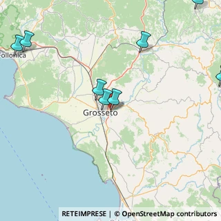 Mappa Via Renato Pollini, 58100 Grosseto GR, Italia (34.42182)