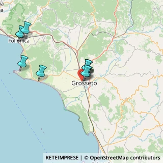 Mappa Via degli Apostoli, 58100 Grosseto GR, Italia (14.32909)