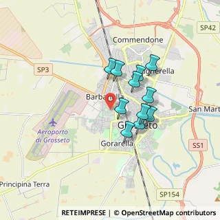 Mappa Via degli Apostoli, 58100 Grosseto GR, Italia (1.35727)