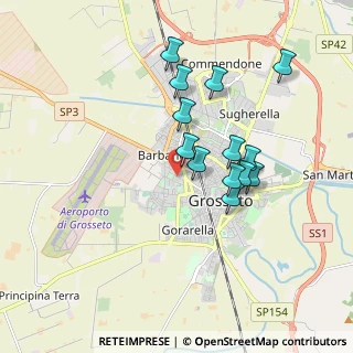 Mappa Via degli Apostoli, 58100 Grosseto GR, Italia (1.65077)