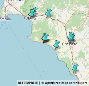 Mappa Sponda Destra Fiume Bruna, 58043 Castiglione della Pescaia GR, Italia (14.73)