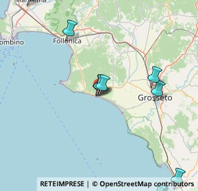 Mappa Sponda Destra Fiume Bruna, 58043 Castiglione della Pescaia GR, Italia (24.96167)