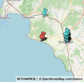 Mappa Sponda Destra Fiume Bruna, 58043 Castiglione della Pescaia GR, Italia (14.65)