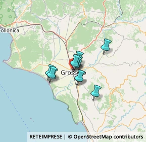 Mappa Via Ronchi, 58100 Grosseto GR, Italia (7.61818)