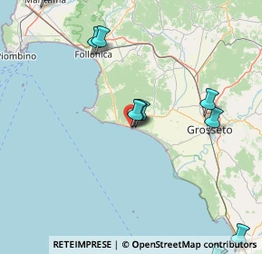 Mappa Via Nazario Sauro, 58043 Castiglione della Pescaia GR, Italia (24.88)