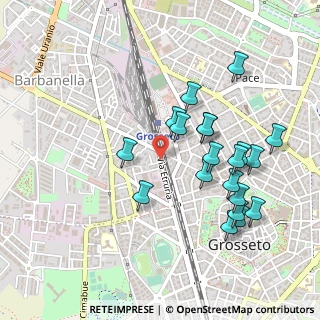 Mappa Via Prile, 58100 Grosseto GR, Italia (0.503)