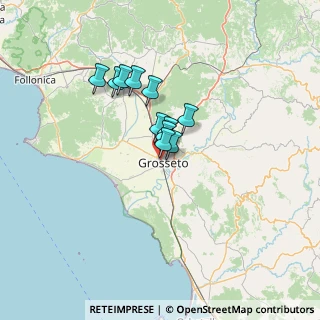Mappa Via Etruria, 58100 Grosseto GR, Italia (9.09909)