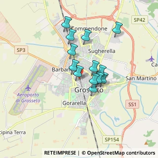 Mappa Via Prile, 58100 Grosseto GR, Italia (1.39615)