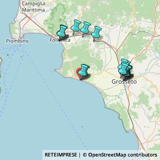Mappa Via Giacomo Matteotti, 58043 Castiglione della Pescaia GR, Italia (16.537)