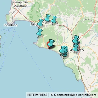 Mappa Via Cattaneo, 58043 Castiglione della Pescaia GR, Italia (12.572)