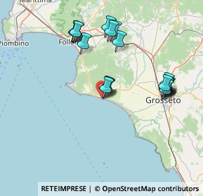 Mappa Via Giacomo Matteotti, 58043 Castiglione della Pescaia GR, Italia (16.204)