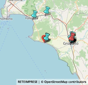 Mappa Via Giacomo Matteotti, 58043 Castiglione della Pescaia GR, Italia (16.583)