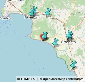Mappa Via Cattaneo, 58043 Castiglione della Pescaia GR, Italia (14.9925)