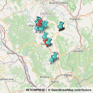 Mappa Vocabolo San Benigno, 06059 Todi PG, Italia (12.8105)