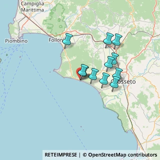 Mappa Via Ospedale, 58043 Castiglione della Pescaia GR, Italia (11.70727)