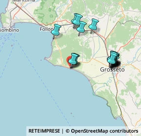 Mappa Via Ospedale, 58043 Castiglione della Pescaia GR, Italia (15.408)
