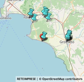Mappa Via Ospedale, 58043 Castiglione della Pescaia GR, Italia (15.9725)