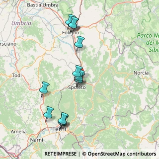 Mappa Via Giuseppe Saragat, 06049 Spoleto PG, Italia (16.28143)