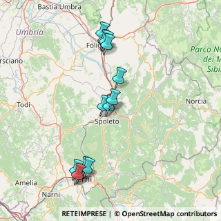 Mappa Via Giuseppe Saragat, 06049 Spoleto PG, Italia (16.91231)