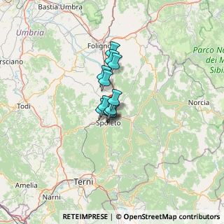 Mappa Via Giuseppe Saragat, 06049 Spoleto PG, Italia (6.62833)