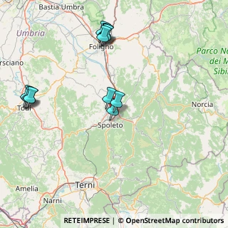 Mappa Via Giuseppe Saragat, 06049 Spoleto PG, Italia (18.8225)