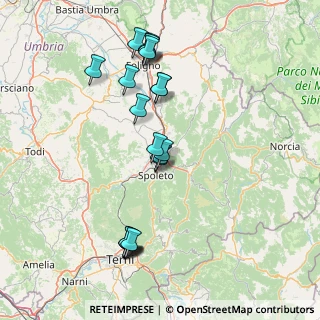 Mappa Via Giovanni Marcora, 06049 Spoleto PG, Italia (16.76)