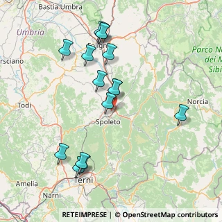 Mappa Via Giovanni Marcora, 06049 Spoleto PG, Italia (16.89333)