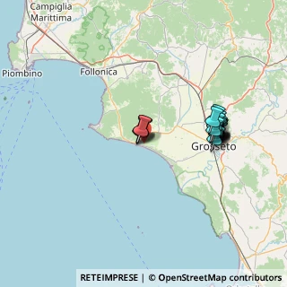 Mappa Via Casa Rossa Ximenes, 58100 Castiglione della Pescaia GR, Italia (14.0895)