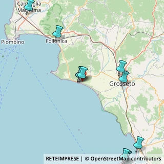 Mappa Via Casa Rossa Ximenes, 58100 Castiglione della Pescaia GR, Italia (24.9075)