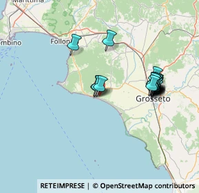 Mappa Via Casa Rossa Ximenes, 58100 Castiglione della Pescaia GR, Italia (14.427)
