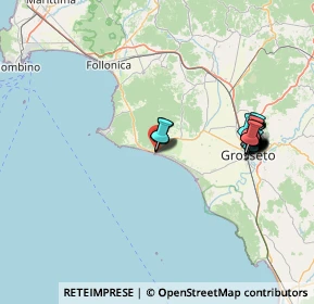 Mappa Via Ricci, 58043 Castiglione della Pescaia GR, Italia (15.844)