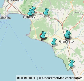 Mappa Via Ricci, 58043 Castiglione della Pescaia GR, Italia (14.74333)