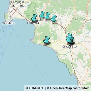 Mappa Via Ricci, 58043 Castiglione della Pescaia GR, Italia (16.146)