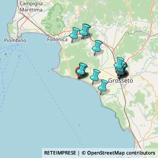 Mappa Via Ricci, 58043 Castiglione della Pescaia GR, Italia (13.272)