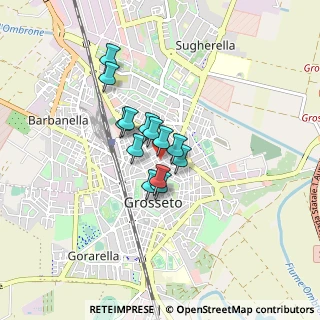 Mappa Via Guglielmo Oberdan, 58100 Grosseto GR, Italia (0.54231)