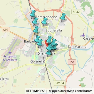Mappa Via Guglielmo Oberdan, 58100 Grosseto GR, Italia (1.31462)