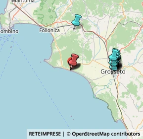 Mappa Via Filippo Turati, 58043 Castiglione della Pescaia GR, Italia (14.843)