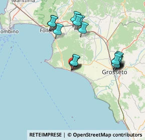 Mappa Via G. Paolini, 58043 Castiglione della Pescaia GR, Italia (15.8)